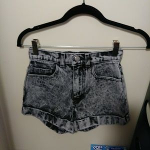 American Apparel Acid Wash Shorts